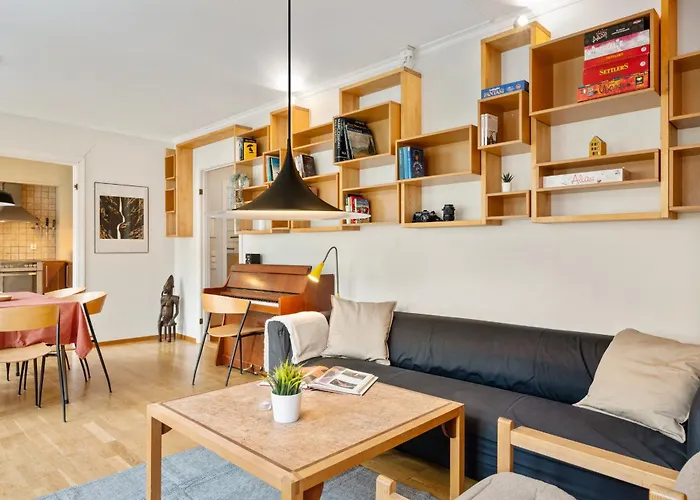 Appartement Spacious 3-bedroom For 8 By Bryggen